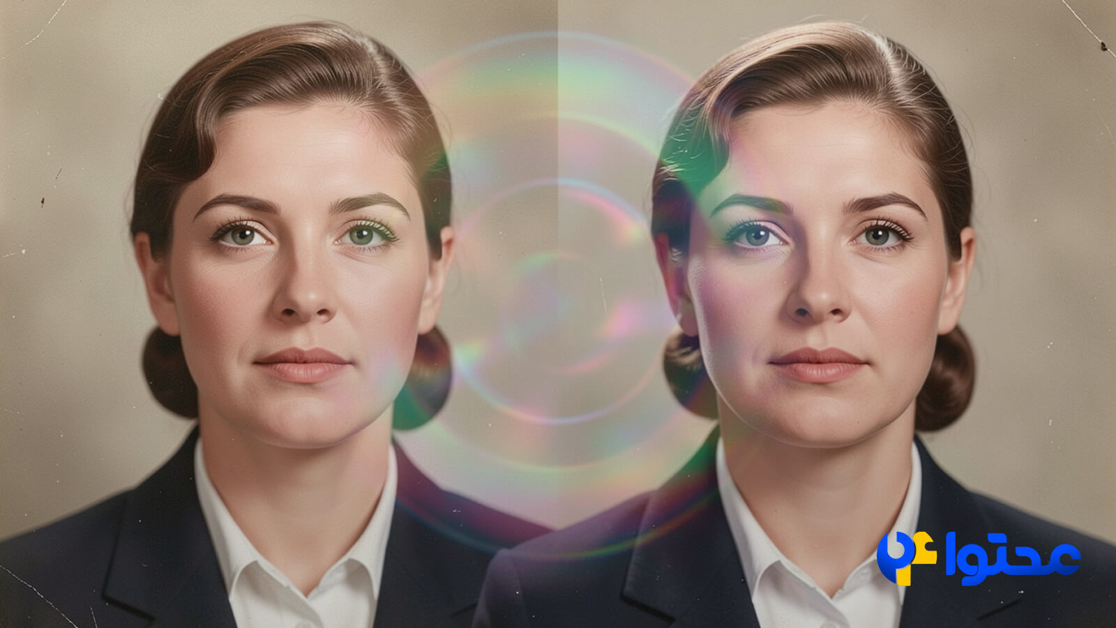 فرآیند تعمیر عکس قدیمی با هوش مصنوعی در محتوا 24